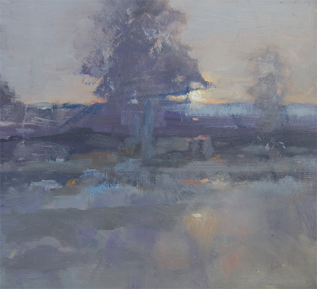 , Oil on board by David Hawthorne